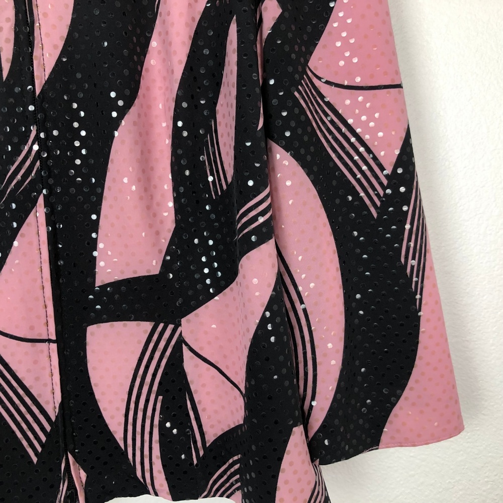 Joseph Ribkoff Pink Black Jacket - Picture 5 of 7